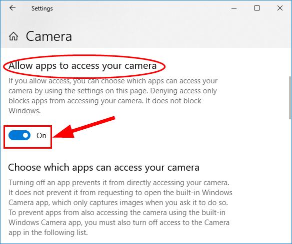 update webcam driver windows 10